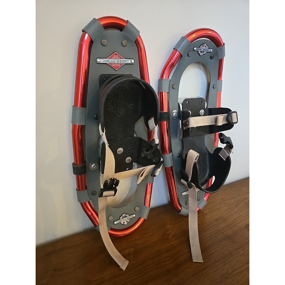 LL Bean Winter Walker Snowshoes Red Aluminum 16 Inch Outdoor Sports - Picture 5 of 10